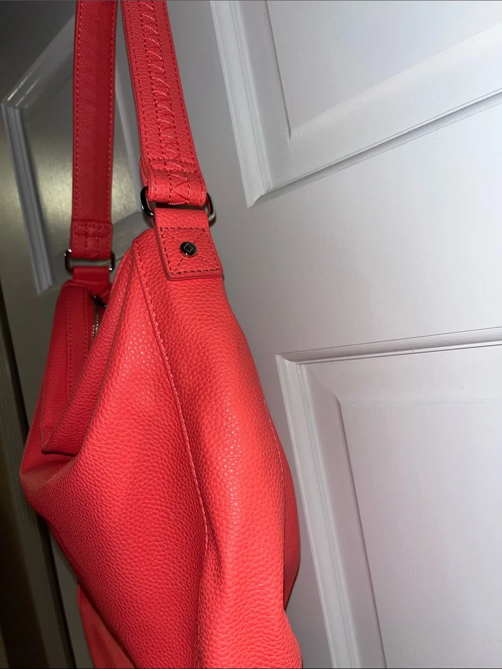 Jewell by Thirty-One  Hobo Shoulder Bag in Coral Orange